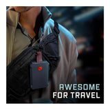 Poseidon Nano 3000mAh Wireless Charger with Portable Construction and Built-In Mavrik Tech (Black)