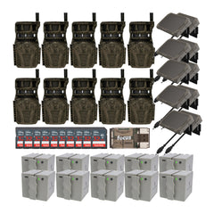 Wildgame Innovations Orbit 360-Degree Trail Camera with 36MP Image Quality (10-Pack) Bundle