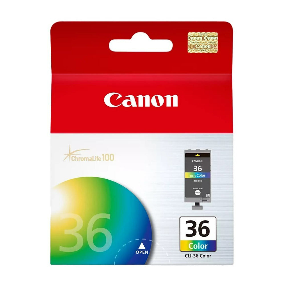 Canon CLI-36 Color Ink Tank with Full Photolithographic Inkjet Nozzle Engineering Technology