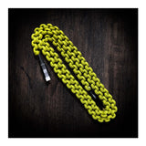 Dark Energy 6 Feet USB-C to USB-C Paracord Cable with Leather Strap and 6 Armor Levels (Green)