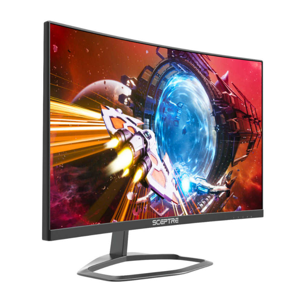 Sceptre 25-Inch 1080P FHD 1ms Blur Reduction Curved Gaming Monitor with 240Hz Refresh Speed (Black)