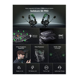 Hollyland Solidcom SE Pro 2S Full-Duplex Wireless Intercom Headset System (1.9 GHz, Green)