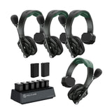 Hollyland Solidcom SE Pro 4S Full-Duplex Wireless Intercom Headset System (1.9 GHz, Green)