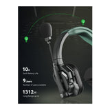 Hollyland Solidcom SE Pro 4S Full-Duplex Wireless Intercom Headset System (1.9 GHz, Green)