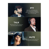 Hollyland Solidcom SE Pro Wireless Remote Headset with Dual-Mic Noise Cancellation (1.9GHz, Green)