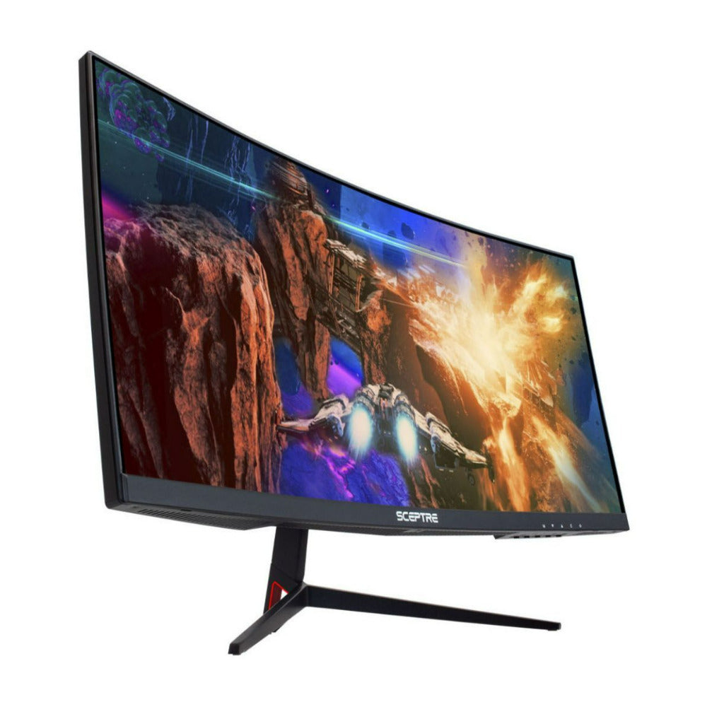 Sceptre Curved 30-Inch UltraWide 1080P FHD 200Hz LED Gaming Monitor with Built-In Speakers (Black)