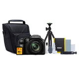 Panasonic LUMIX FZ80D 20-1200mm Zoom Lens Point and Shoot Compact Camera 32GB SD Card Bundle
