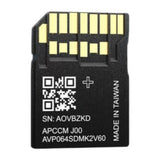 Angelbird AV Pro SD V60 SDXC UHS-II Memory Card with Stable Stream Technology (64GB, Black)