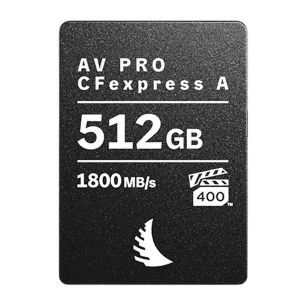Angelbird AV Pro CFexpress v4 Type A Memory Card with Stable Stream Technology (512GB, Black)