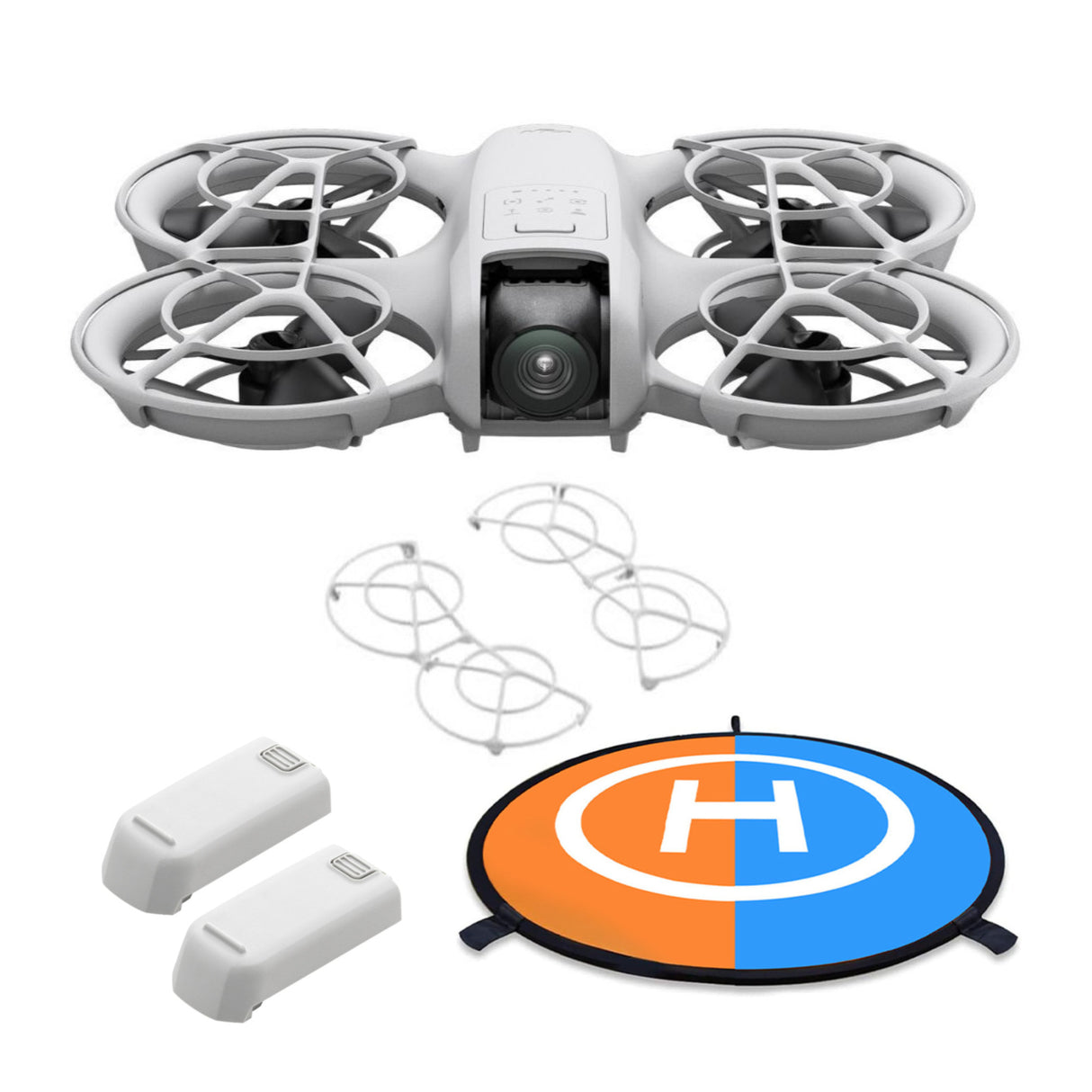 DJI Neo Palm Sized Lightweight Drone with Extra Intelligent Flight Battery and Drone Landing Pad