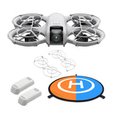 DJI Neo Palm Sized Lightweight Drone with Extra Intelligent Flight Battery and Drone Landing Pad