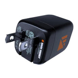 Dark Energy Compact Portable PD 20W Wall Adapter with Foldable Prongs and Dual Ports (Black)