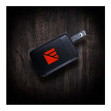 Dark Energy Compact Portable PD 20W Wall Adapter with Foldable Prongs and Dual Ports (Black)