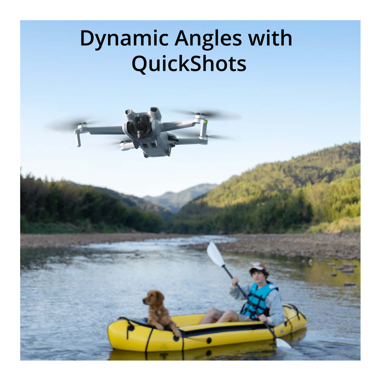 DJI Mini 3 Camera Drone (RC-N1) with 64GB SD Card, Drone Landing Pad, Propeller Guard Set and Case