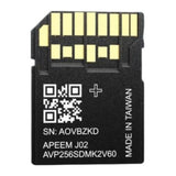 Angelbird AV Pro SD V60 SDXC UHS-II Memory Card with Stable Stream Technology (256GB, Black)