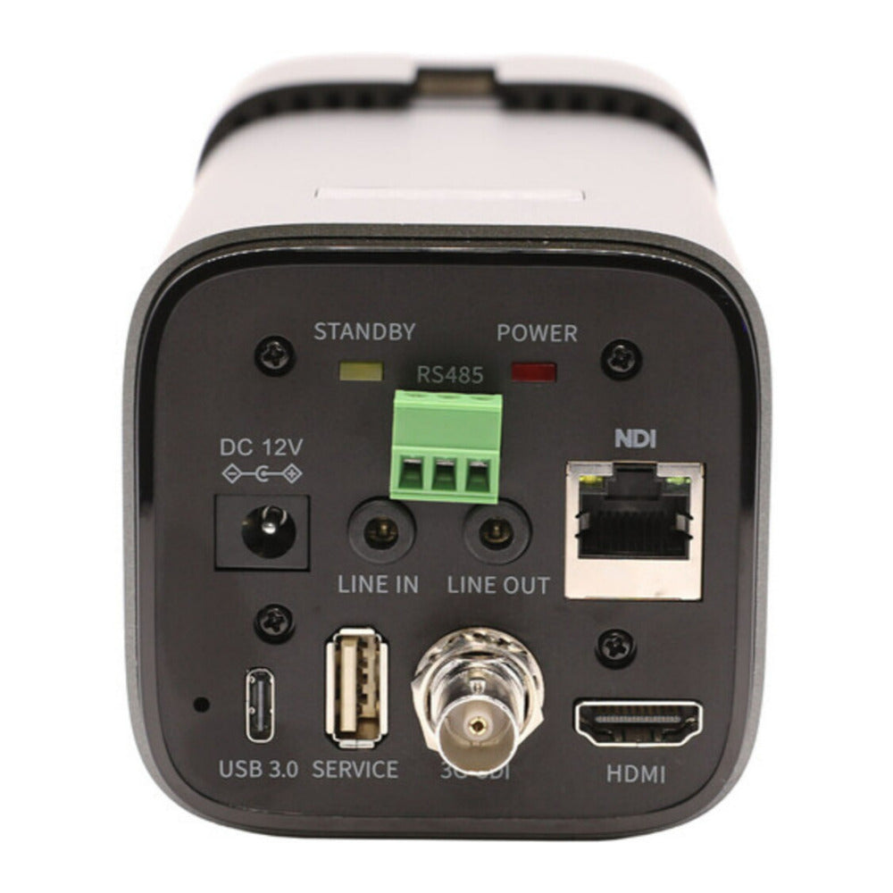 PTZOptics Studio 4K Camera with 20x Zoom, NDI HX2 Connectivity, and 16x Digital Zoom (Gray)