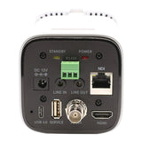 PTZOptics Studio 4K Camera with 20x Zoom, NDI HX2 Connectivity, and 16x Digital Zoom (White)