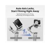 DJI RS 4 Mini Gimbal Stabilizer for Cameras with VMic Mini Ultracompact Camera-Mountable Shotgun Mic