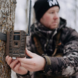 Muddy Mitigator 2.0 24MP Cellular Camera Combo (Brown, 6-Pack) and High Speed Card Reader Bundle