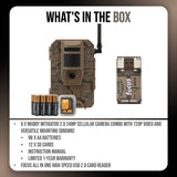 Muddy Mitigator 2.0 24MP Cellular Camera Combo (Brown, 6-Pack) and High Speed Card Reader Bundle