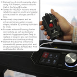 MakerBot Smart Extruder Plus for PLA Filament and Replicator Plus Printers with Small Spools Bundle