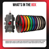 MakerBot Smart Extruder Plus for PLA Filament with Assorted Colors Large PLA Filament Spool Bundle