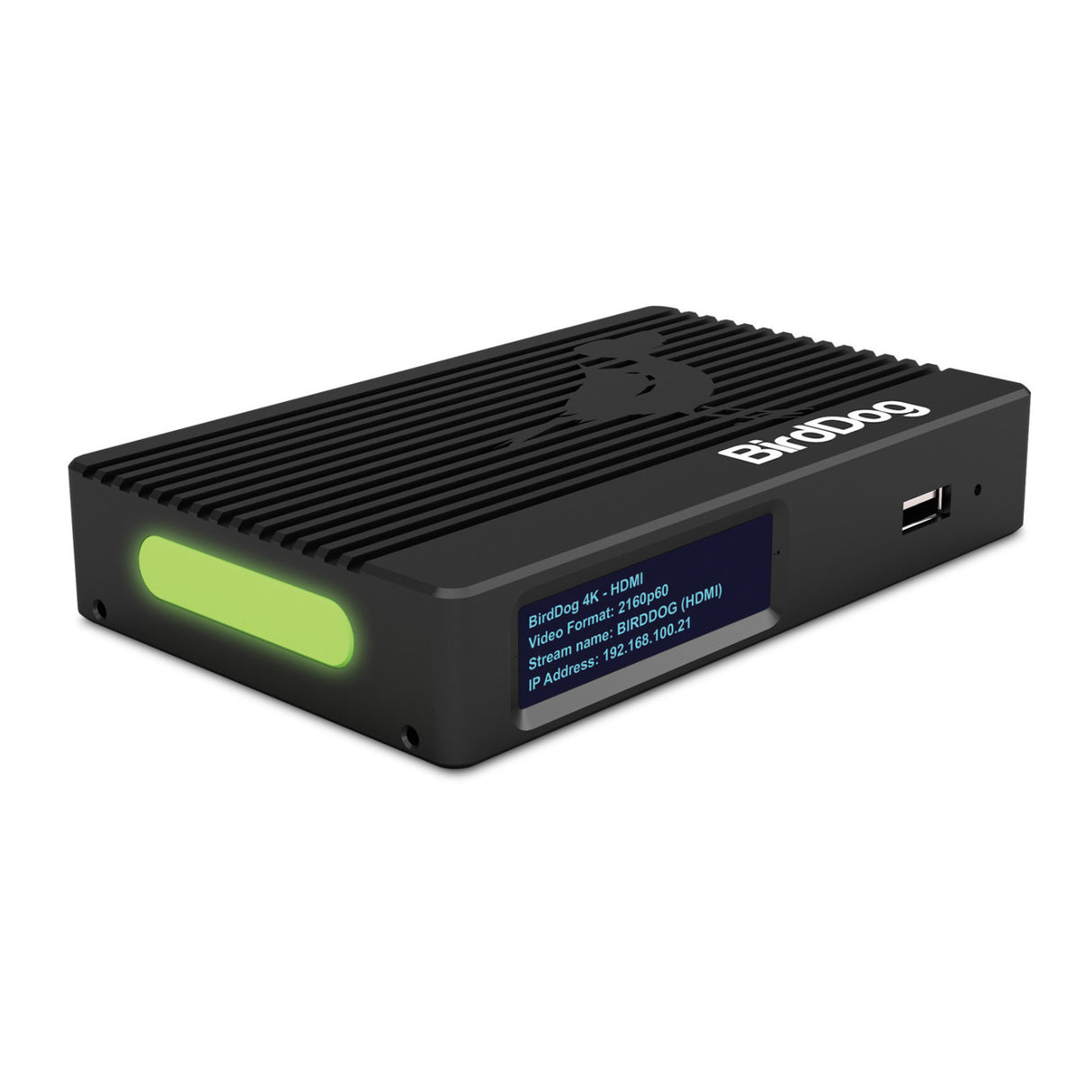 BirdDog  4K HDMI NDI Encoder/Decoder with HDMI2.0, 10Gb SFP, OLED Display (Black)