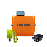 Dark Energy Spectre 8W Ultra Portable Orange Solar Power Panel Bundle