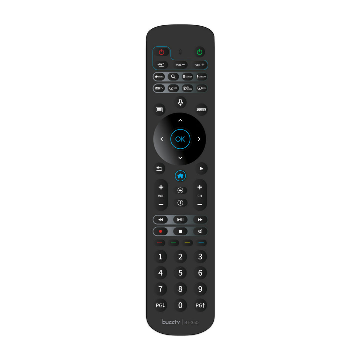 BuzzTV Classic Anniversary Edition Streaming Media Player with 4GB RAM (Gloss Black and Gold)