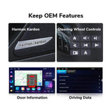 Eonon E39 Android 13 Wireless Apple CarPlay and Android Auto Car Stereo with 2GB RAM and 32GB ROM