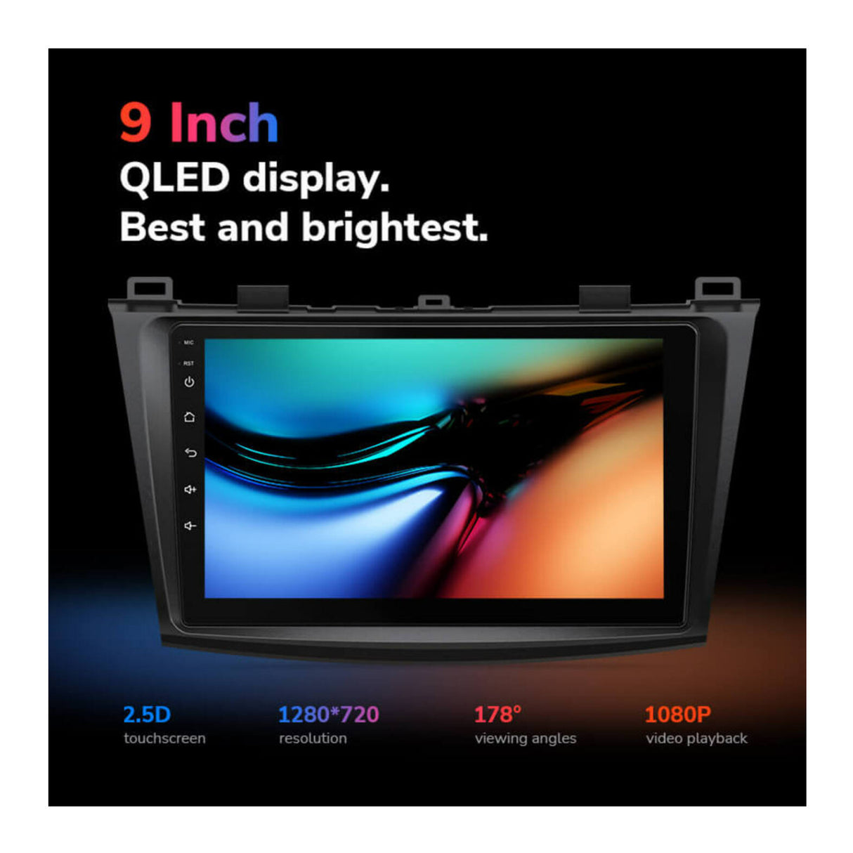 Eonon 2010-2013 Mazda 3 Android 13 Wireless Apple CarPlay and Android 9-Inch Display Car Stereo