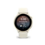 Garmin vivoactive 6 GPS Smartwatch (Lunar Gold with Bone Band)