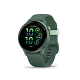 Garmin vivoactive 6 GPS Smartwatch (Metallic Jasper Green with Jasper Green Band)