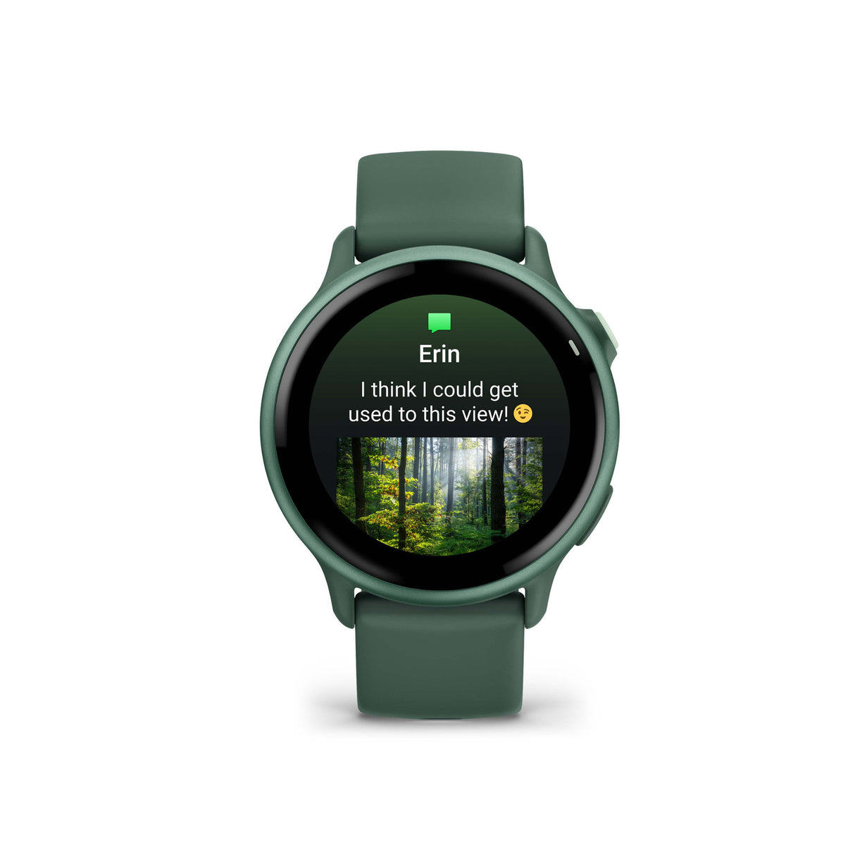 Garmin vivoactive 6 GPS Smartwatch (Metallic Jasper Green with Jasper Green Band)