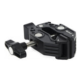 Aputure Super Mounting Clamp with Cold Shoe and Threads for Securing Lights and Accessories (Black)