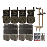 Wildgame Innovations Orbit 360-Degree Trail Camera with 36MP Image and 1080p Video (4-Pack) Bundle