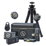 Hollyland LARK M2 DUO 2-Person Wireless Combo Microphone System with Tripod