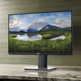 Dell P2219H 21.5-Inch FHD IPS Display Monitor (Black and Silver, Refurbished) with HDMI Cable Bundle