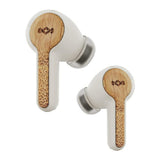 House of Marley Rebel True Wireless Earbuds with Ear Housing Touch Control (Cream and White)