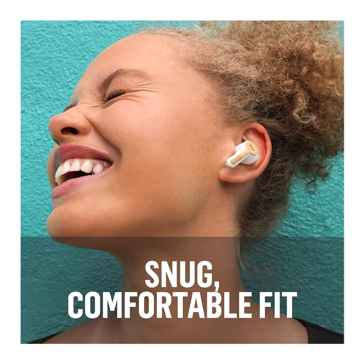 House of Marley Rebel True Wireless Earbuds with Ear Housing Touch Control (Cream and White)