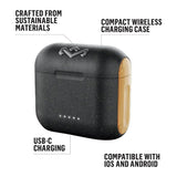 House of Marley Rebel True Wireless Earbuds with Call Noise Cancellation (Signature Black)