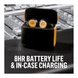 House of Marley Rebel True Wireless Earbuds with Call Noise Cancellation (Signature Black)