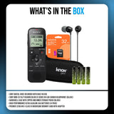Sony ICDPX470 Digital Built In USB Voice Recorder with Earbud Headphone Bundle