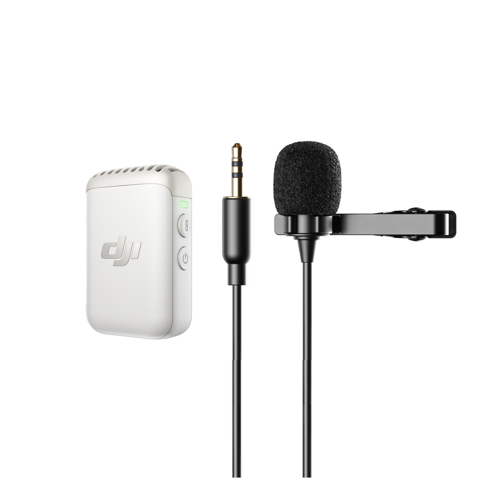 DJI Mic 2 (1 TX, Platinum White) with Omnidirectional Lavalier