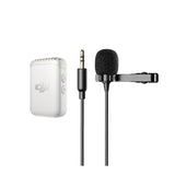 DJI Mic 2 (1 TX, Platinum White) with Omnidirectional Lavalier Microphone