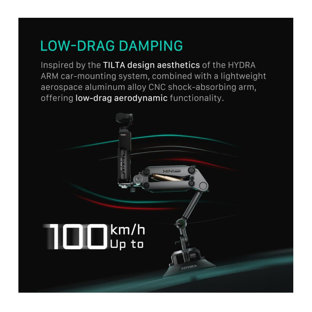 Tilta Hydra Alien Mini Car Lightweight Mounting System with Electronic Suction Cup (Titanium Gray)