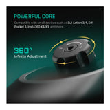 Tilta Hydra Alien Mini Car Lightweight Mounting System with Electronic Suction Cup (Titanium Gray)