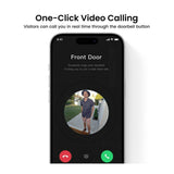 AOSU 2K QHD Waterproof 170-Degree Head-to-Toe Video Doorbell SE with Package and Human Detection