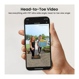 AOSU 2K QHD Waterproof 170-Degree Head-to-Toe Video Doorbell SE with Package and Human Detection