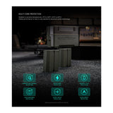 Tilta NP-FZ100 2400mAh High-Capacity Battery with High-Energy-Density Cell and USB-C Port (Green)